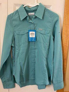 Columbia Omni Sun Shirt Teal size xs NWT